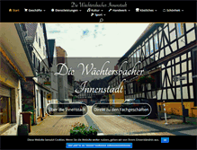 Tablet Screenshot of meinwaechtersbach.de